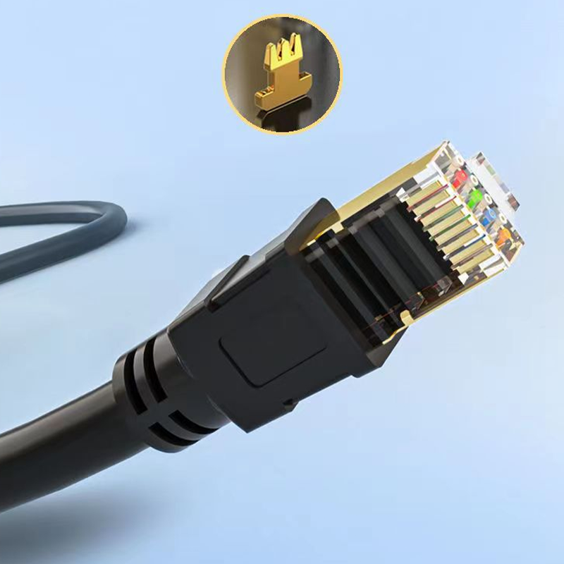 🎮 Cat.8 Gaming-LAN-Kabel – 40Gbps, 2000MHz Bandbreite, S/FTP-Doppelabschirmung, perfekt für reaktionsschnelles Online-Gaming & 8K-Streaming 🔥