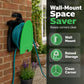 🌱Mini-Schlauchhalter 10 m – mobiler Wasserwagen mit Tragegriff, zur Wandmontage, für Garten, Terrasse & Autopflege 💦