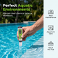 🧪 pH/EC/TDS-Messgerät – genaue Wasseranalyse für Schwimmbad, Trinkwasser & Hydroponik, mit automatischer Temperaturkompensation 📊