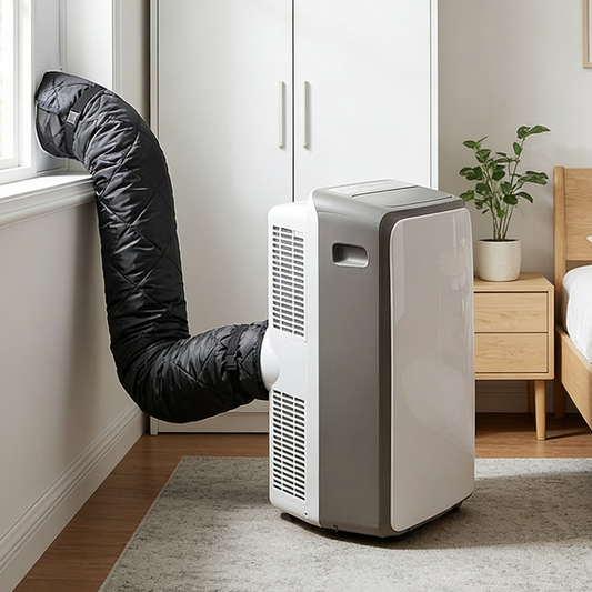 🌬️ Isolierter Schlauchumschlag für mobile Klimaanlagen – wasserdichte Fensterabdichtung, verstellbarer Softschlauch & hitzebeständig 🪟