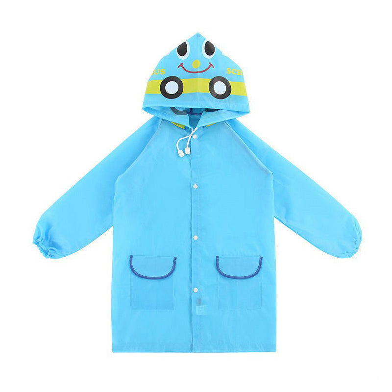 🦄 Bunter Kinder-Poncho mit Kapuze & Reflektorstreifen – wasserdicht, leicht & atmungsaktiv, ideal für Regentage & den täglichen Schulweg 🌈☔