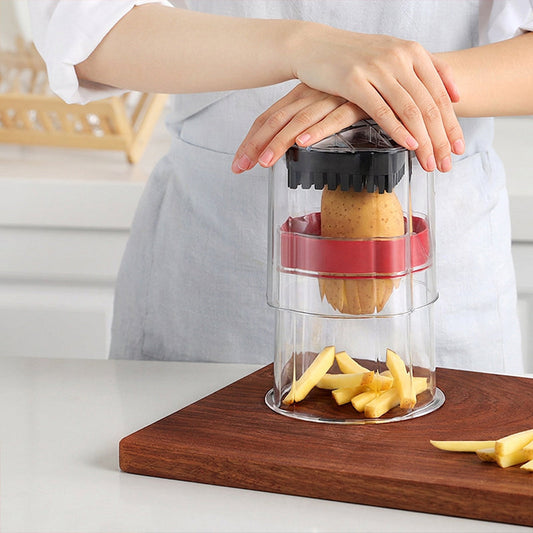 🍎 Multifunktionaler Obstschneider 🔪 Zum Schneiden von Würfeln, Stücken & Spalten – Praktischer Küchenhelfer