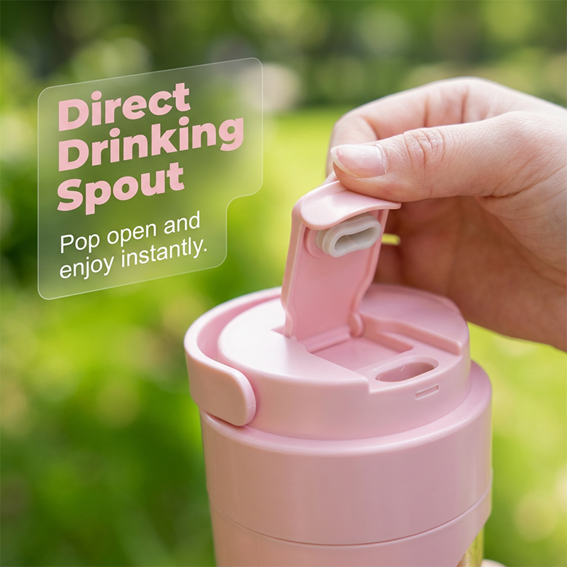 🥤 Tragbarer Smoothie-Maker 🍓 USB-Wiederaufladbar, Kabellos & Ideal für Smoothies, Shakes und Säfte