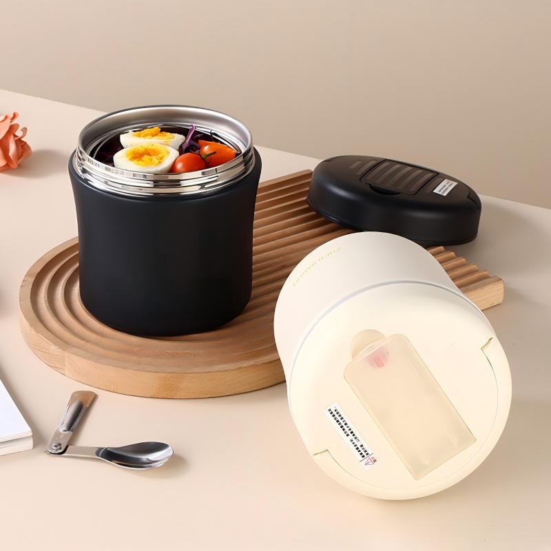🔥 50% RABATT! 🍱 Edelstahl Thermo-Lunchbox – Doppelwandiger Vakuum-Isolierbehälter mit Mehreren Etagen | Auslaufsicher, Tragbar & Perfekt für Arbeit, Schule und unterwegs ✨