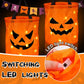 🍬 50% RABATT!🎃 LED-Halloween-Kürbistasche ✨ Leuchtender Süßigkeitenbeutel für Kinder, Halloween & Partys