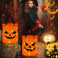 🍬 50% RABATT!🎃 LED-Halloween-Kürbistasche ✨ Leuchtender Süßigkeitenbeutel für Kinder, Halloween & Partys