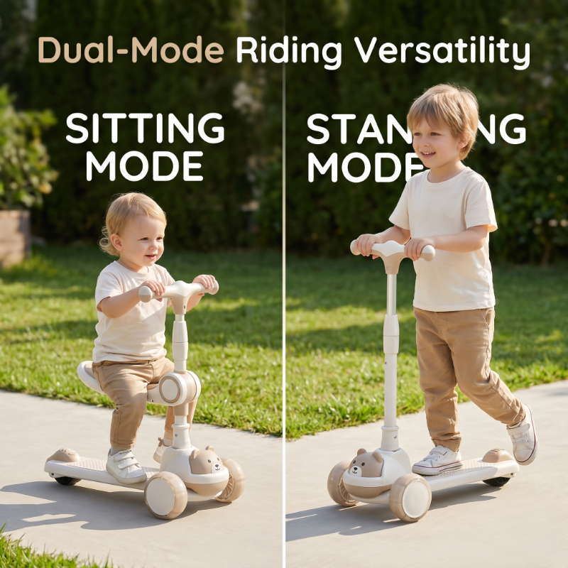 ⏰ 50 % RABATT – Nur für kurze Zeit 🛴 3-in-1 Kinderroller für Kleinkinder 🌈 Faltbar, Stabil & Sicher für Kinder von 1–3 Jahren
