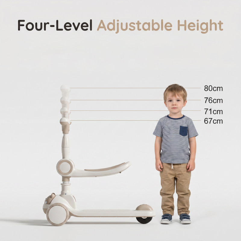⏰ 50 % RABATT – Nur für kurze Zeit 🛴 3-in-1 Kinderroller für Kleinkinder 🌈 Faltbar, Stabil & Sicher für Kinder von 1–3 Jahren
