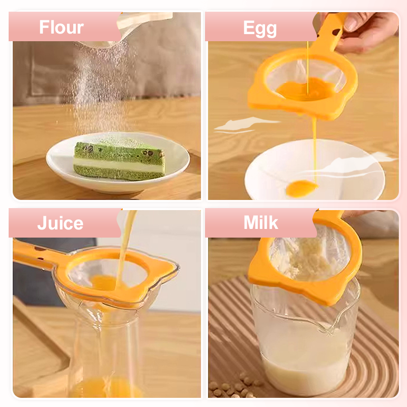🥣 Multifunktionelles Küchensieb-Set mit Trichter ✨ Feines Edelstahlsieb für Saft, Soßen, Suppen & Babynahrung