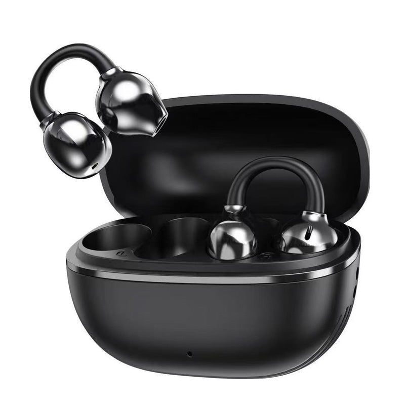 🎧 Open-Ear Bluetooth 5.4 Kopfhörer ✨ Clip-On Design, KI-Übersetzung & Stereo-Sound für Sport und Alltag
