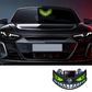 🔥 50% RABATT! 😈 Solar LED Auto-Warnlicht „Teufelssauge“ ✨ Vibrationssensor, USB- & Solar-Aufladung, Universell für PKW & LKW