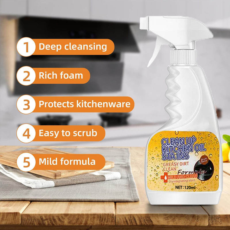 🍳 50% RABATT! 🧼 Küchen-Entfetter Spray – schneller Fettlöser für Herd, Dunstabzugshaube & Fliesen