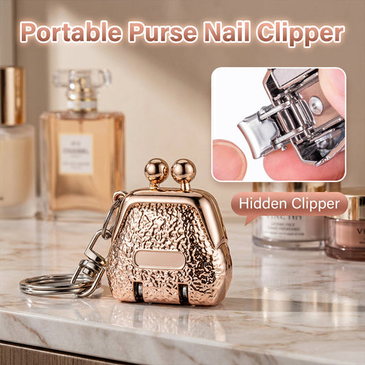 🔥 50% RABATT! 💅 Klappbarer Nagelknipser aus Edelstahl ✨ Kompakt, Tragbar & Ideal für Handtasche und Reisen