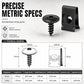 🔩 50% RABATT! 🚗 Universelles Auto-Metall-U-Clip- & Schraubenset – Rostfrei, vielseitig & einfach zu montieren – Ideal für Karosserie, Innenraum & Reparaturen 🛠️