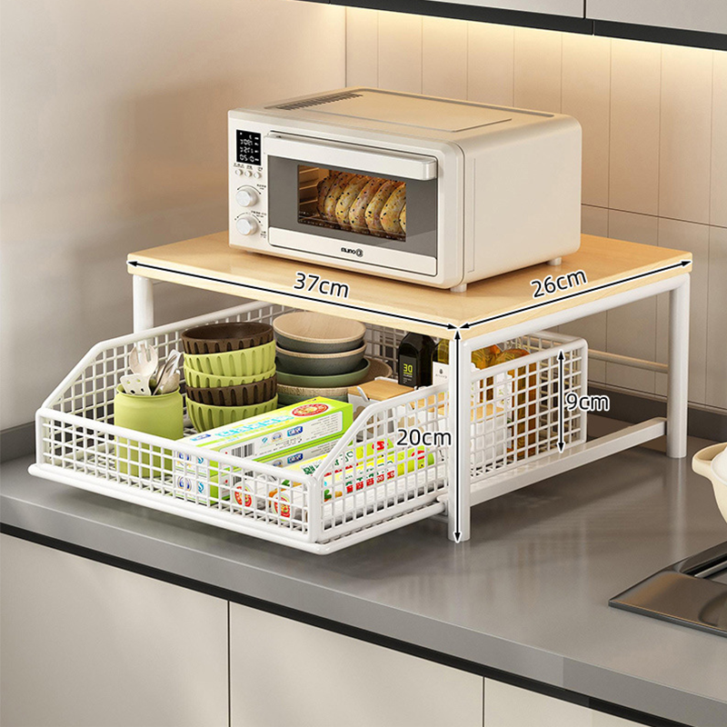 🛍️ 50 % Rabatt – Standregal für Küchengeräte – mit Schublade, verstellbaren Böden & platzsparendem Design für Mikrowelle, Backofen & Heißluftfritteuse 🍳