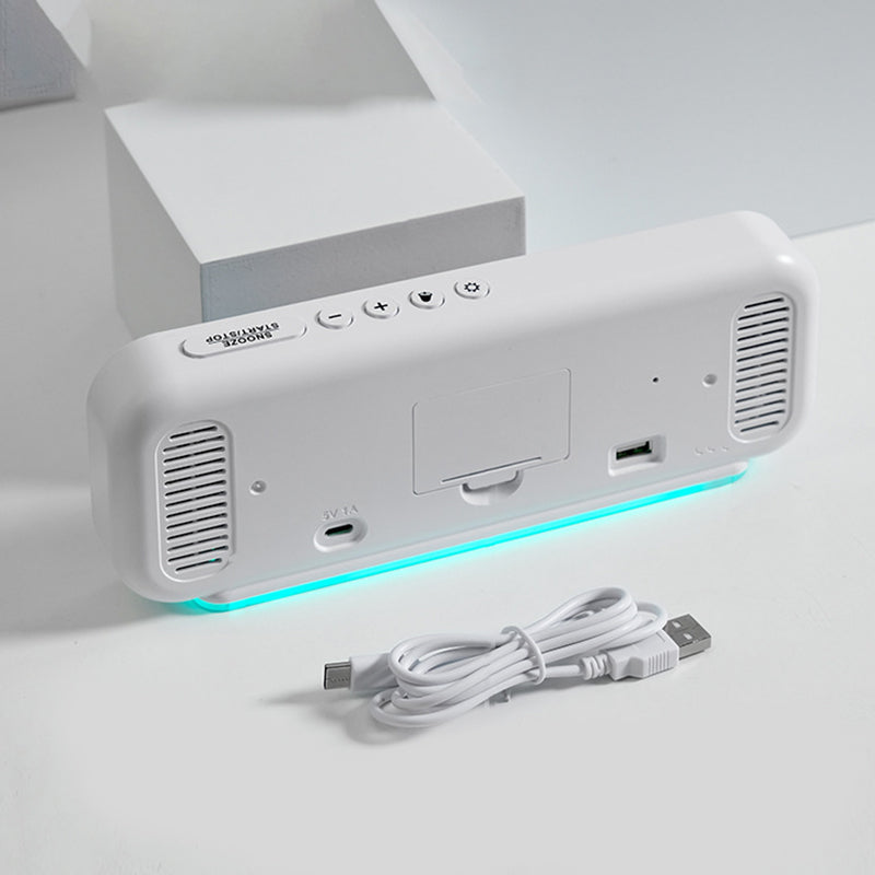🛍️ 50 % Rabatt – Multifunktions-Tischuhr mit LED-Ziffern, Ambiente-Beleuchtung & Wecker – ideal für Hotel, Wohnzimmer & Schlafzimmer ✨