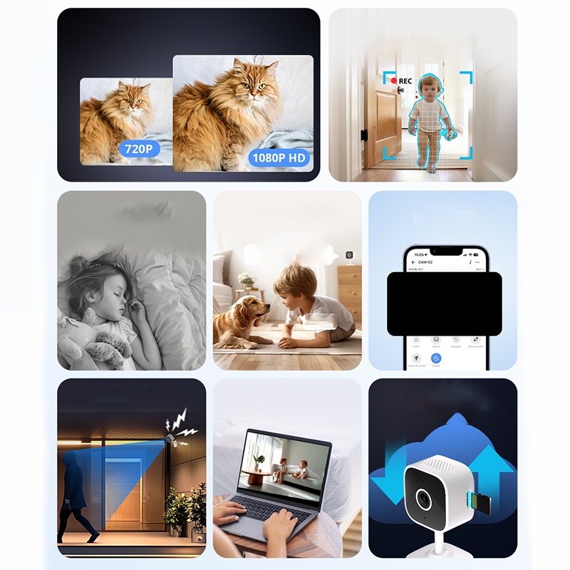 🛍️ 50 % Rabatt – WiFi-Überwachungskamera 1080p mit Nachtsicht & Zwei-Wege-Audio – Fernzugriff & App-Steuerung 📡