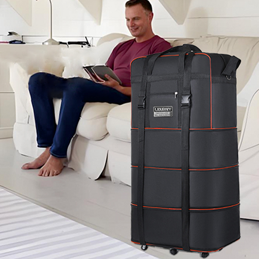 🔥 50% RABATT! 🧳 Wasserdichte XXL-Reisetasche aus Oxford-Gewebe ✨ Extra Großes Fassungsvermögen, Faltbar & Ideal für Reisen, Umzug und Aufgabegepäck