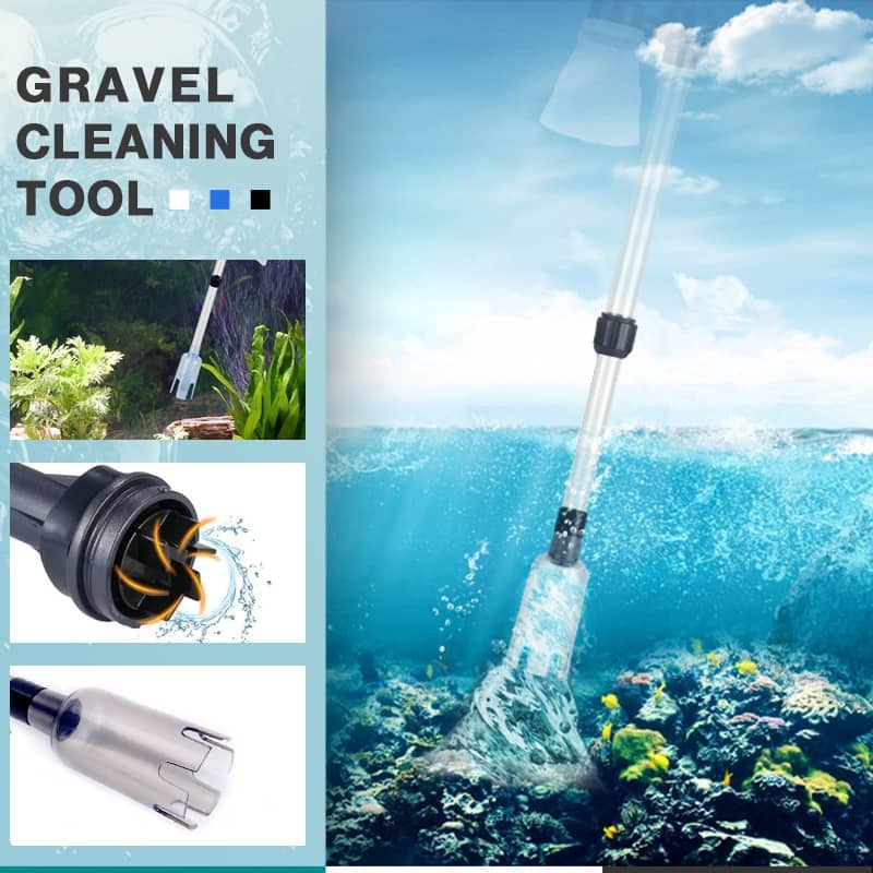 🐠 50 % RABATT! 🔥 Elektrischer Aquarienkiesreiniger – mühelose Reinigung von Kies & Bodengrund – saugt Schmutz, Futterreste & Ablagerungen zuverlässig ab – ideal für Süß- & Salzwasseraquarien – spart Zeit & schont die Wasserqualität