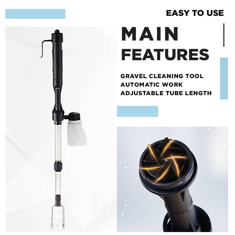 🐠 50 % RABATT! 🔥 Elektrischer Aquarienkiesreiniger – mühelose Reinigung von Kies & Bodengrund – saugt Schmutz, Futterreste & Ablagerungen zuverlässig ab – ideal für Süß- & Salzwasseraquarien – spart Zeit & schont die Wasserqualität