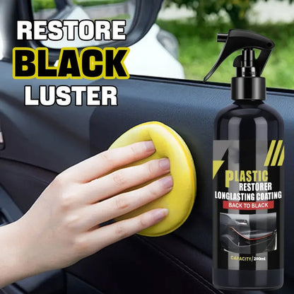 🚗 NUR FÜR KURZE ZEIT: 2 KAUFEN, 1 GRATIS! Auto-Kunststoff- & Gummireparatur – multifunktionaler Renovierer für Schwarz & Glanz