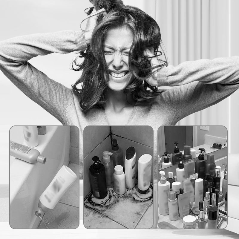 🚿 Ausziehbares Edelstahl-Eckregal fürs Bad – ohne Bohren, bodenstehend & multifunktional
