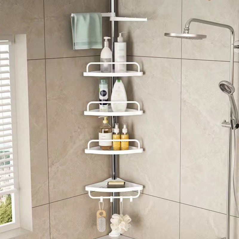 🚿 Ausziehbares Edelstahl-Eckregal fürs Bad – ohne Bohren, bodenstehend & multifunktional