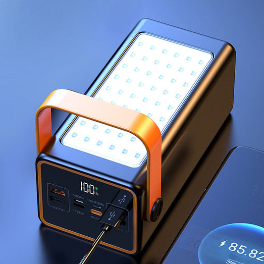 🛍️ 50 % Rabatt – Powerbank 100 W Schnellladefunktion, 100.000 mAh – ideal für Outdoor, Camping & Streaming – mit LED-Display & Multifunktionsanschlüssen 🔋