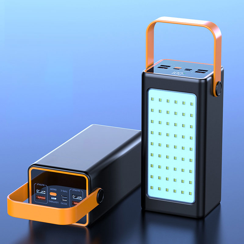 🛍️ 50 % Rabatt – Powerbank 100 W Schnellladefunktion, 100.000 mAh – ideal für Outdoor, Camping & Streaming – mit LED-Display & Multifunktionsanschlüssen 🔋