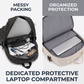 ✈️ 50 % Rabatt – Handgepäck-Rucksack mit Laptopfach, gepolstertem Rücken & seitlicher Tasche – ideal für Business-Reisen & Wochenendausflüge 🧳