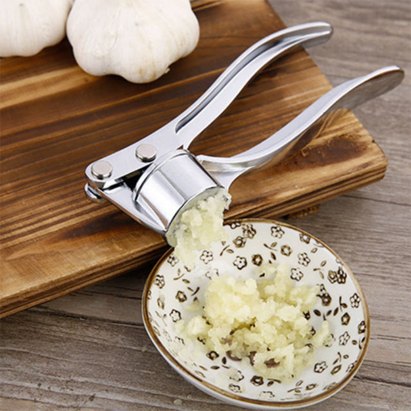 🧄 Manueller Knoblauch- und Ingwerzerkleinerer aus Edelstahl – Zerkleinert Knoblauch & Ingwer schnell und mühelos