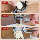 🧄 Manueller Knoblauch- und Ingwerzerkleinerer aus Edelstahl – Zerkleinert Knoblauch & Ingwer schnell und mühelos