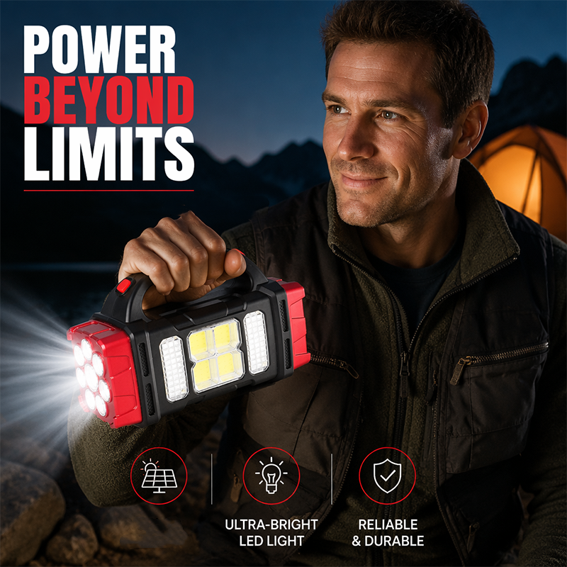 ⛺ 50 % Rabatt – Wiederaufladbare LED-Taschenlampe – leistungsstark, wasserdicht & kompakt – ideal für Camping, Outdoor & Notfälle 🔦
