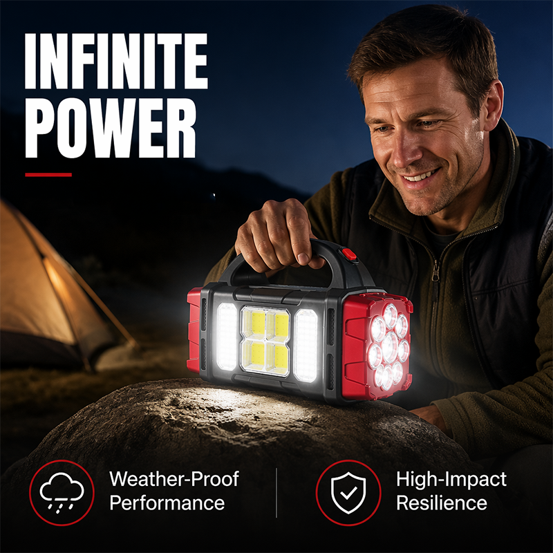 ⛺ 50 % Rabatt – Wiederaufladbare LED-Taschenlampe – leistungsstark, wasserdicht & kompakt – ideal für Camping, Outdoor & Notfälle 🔦