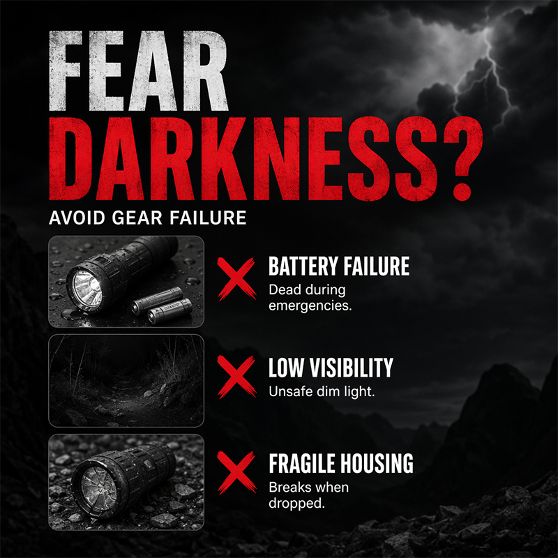 ⛺ 50 % Rabatt – Wiederaufladbare LED-Taschenlampe – leistungsstark, wasserdicht & kompakt – ideal für Camping, Outdoor & Notfälle 🔦