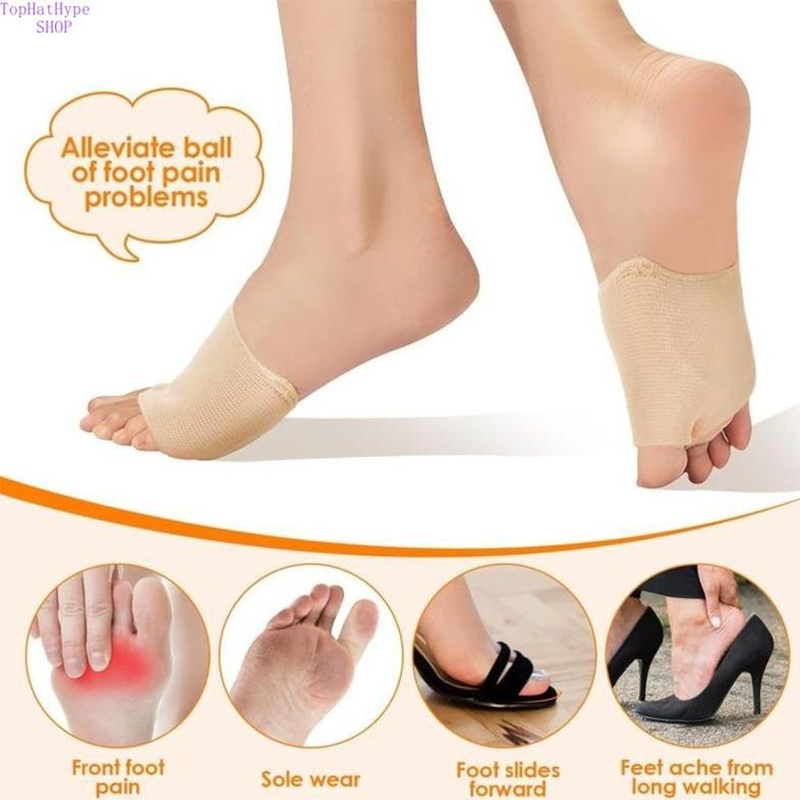 SEBS Forefoot Pads with Heel Strap Toe Separator for High Heels