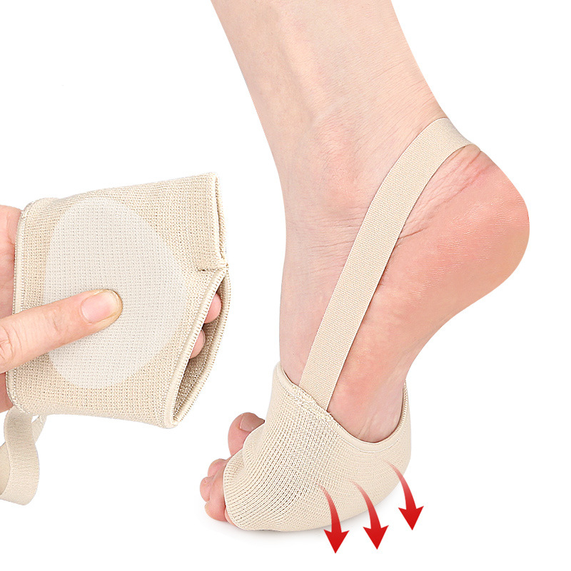 SEBS Forefoot Pads with Heel Strap Toe Separator for High Heels