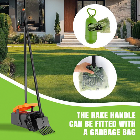 🛍️ 50 % Rabatt – Langlebiges Hundekot-Set mit langem Stiel – verstellbarer Metallgriff, rostfrei & leicht zu reinigen – ideal für Garten & Spaziergänge 🐕