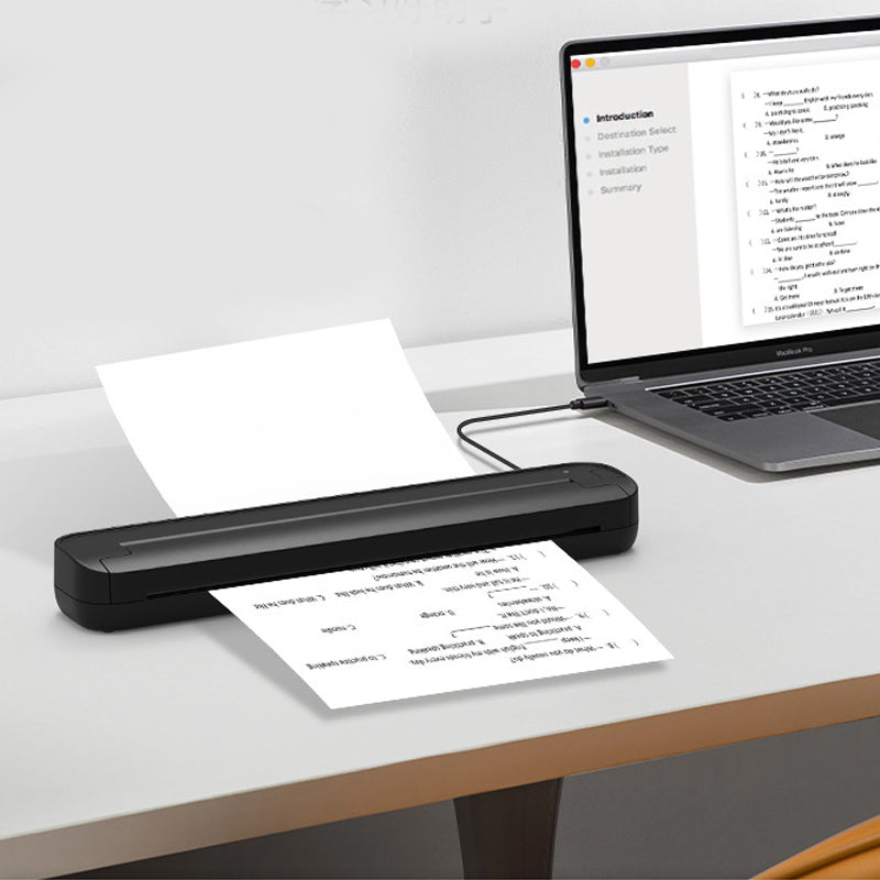 🛍️ 50 % Rabatt – Tragbarer Bluetooth-Thermodrucker – kabellos, tintefrei & kompakt – für A4, ideal für Büro, Studium & Reisen 📄