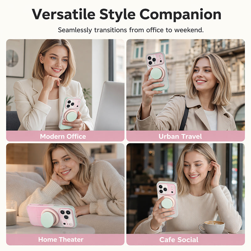 🛍️ 50 % Rabatt – 2-in-1 Magnetisches Handycase mit Farbverlauf – AI-Kamerataste, Full-Body-Schutz, kompatibel mit iPhone 📱