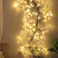 🌿 50 % Rabatt – Bunte LED-Lichterkette im Ranken-Design – flexibles, batteriebetriebenes Set mit 8 Modi – für Garten, Balkon, Zimmer & Partys 💡