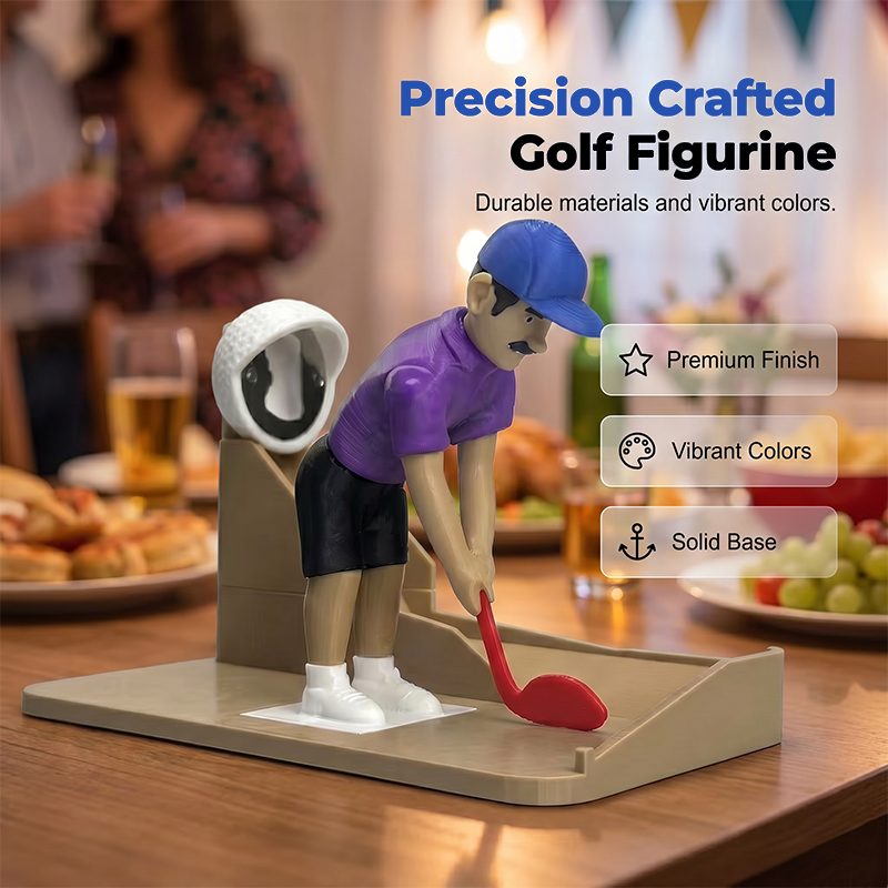 ⛳50% RABATT! 🍻✨ Mini-Golf Flaschenöffner mit Golfspielerfigur – Lustiges Geschenk für Golfliebhaber 🍾