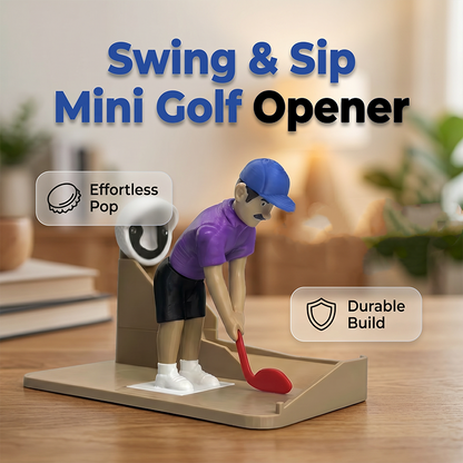 ⛳50% RABATT! 🍻✨ Mini-Golf Flaschenöffner mit Golfspielerfigur – Lustiges Geschenk für Golfliebhaber 🍾