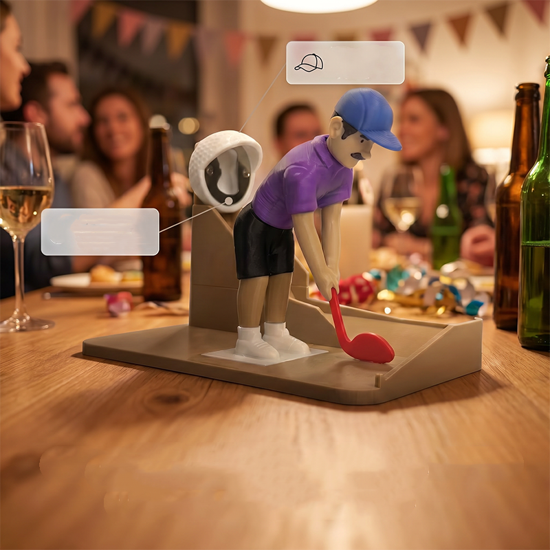 ⛳50% RABATT! 🍻✨ Mini-Golf Flaschenöffner mit Golfspielerfigur – Lustiges Geschenk für Golfliebhaber 🍾