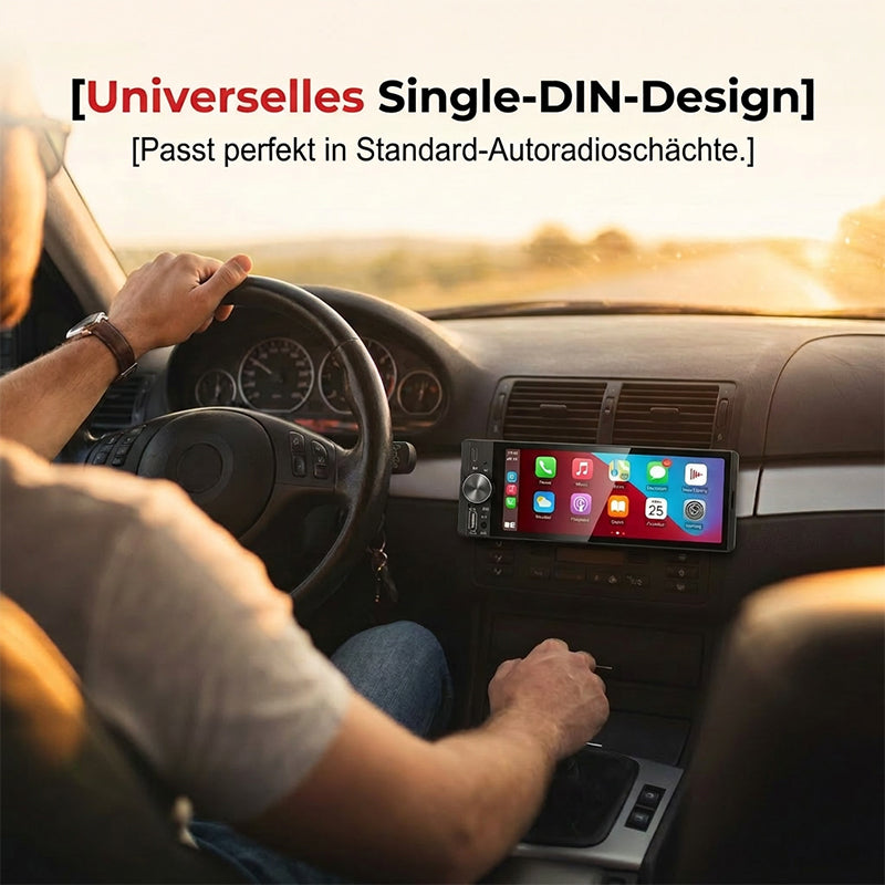 🚗 50 % Rabatt! Tragbares CarPlay Display fürs Auto – Wireless Apple CarPlay, Android Auto & Bluetooth