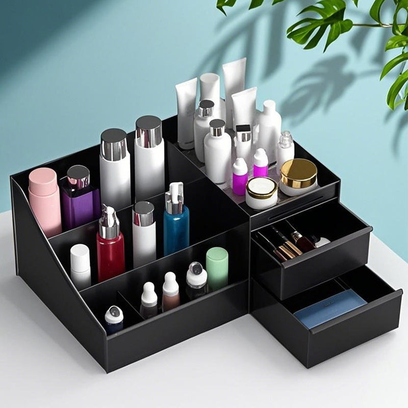 🎉 NUR FÜR KURZE ZEIT 50% RABATT! 💄 Schminktisch-Organizer mit Schubladen – Platzsparendes PP-Design, mehrstufige Aufbewahrung & herausziehbare Schubladen ✨