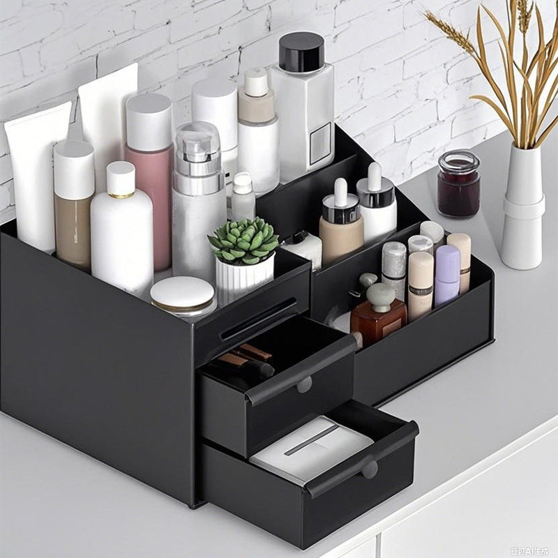 🎉 NUR FÜR KURZE ZEIT 50% RABATT! 💄 Schminktisch-Organizer mit Schubladen – Platzsparendes PP-Design, mehrstufige Aufbewahrung & herausziehbare Schubladen ✨