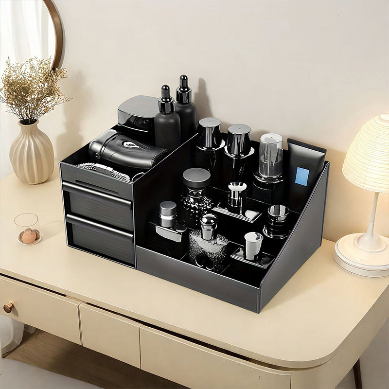 🎉 NUR FÜR KURZE ZEIT 50% RABATT! 💄 Schminktisch-Organizer mit Schubladen – Platzsparendes PP-Design, mehrstufige Aufbewahrung & herausziehbare Schubladen ✨