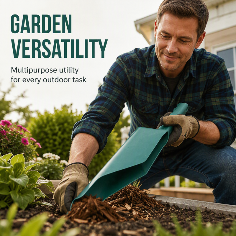 🏡 50 % Rabatt – Laub- & Dachrinnen-Schaufel aus Kunststoff – großes Fassungsvermögen, leicht & langlebig – für Garten, Hof & Dachrinne 🌿
