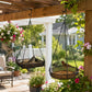 🌿 50 % Rabatt – Metall-Vogelhängehaus mit runder Futterschale – wetterfest, stabil & vielseitig für Garten, Balkon & Terrasse 🐦